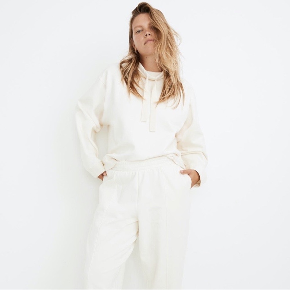 Madewell MWL Ribbed Funnelneck Sweatshirt